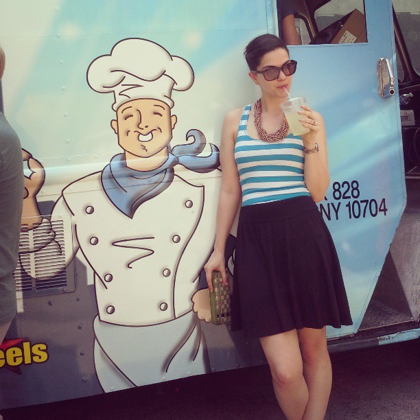 Food Truck Fashion on Hurray Kimmay - Me and my new boyfriend ::hehe::