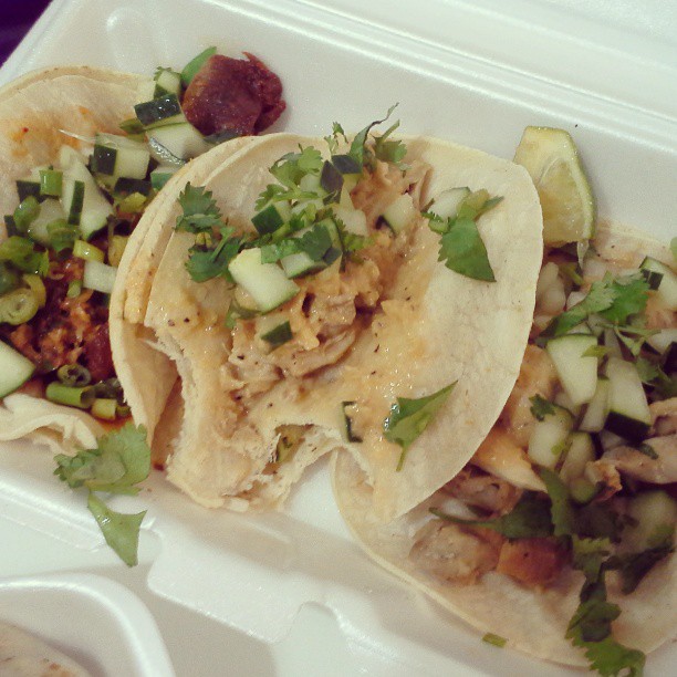 Food trucks and fashion on Hurray Kimmay - Big D's Grub tacos YUM!