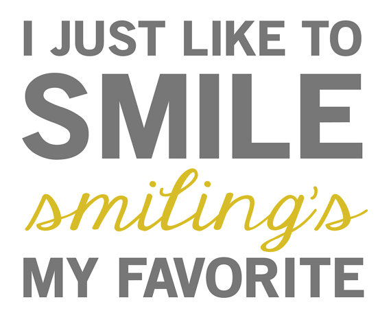 Motivation Monday: Smile (On Hurray Kimmay Blog) 