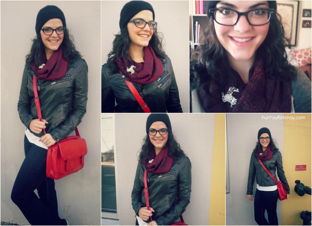 Learn how to make an infinity scarf on Hurray Kimmay plus style tips