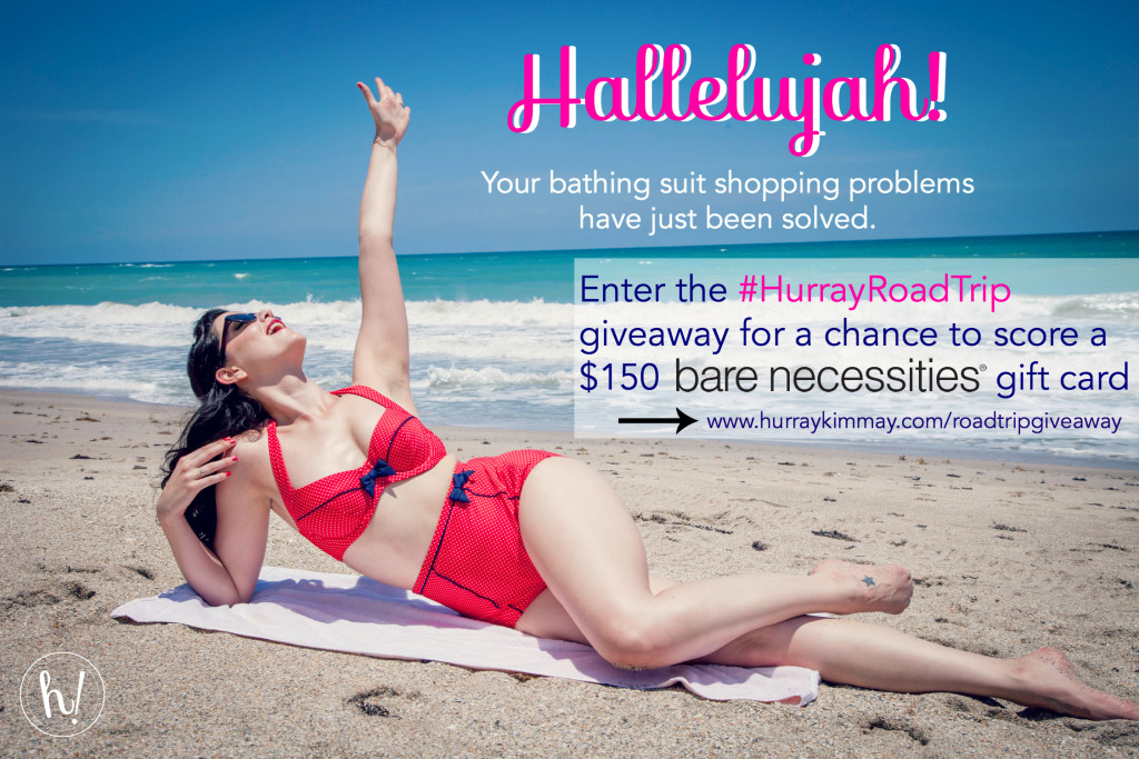Enter the #HurrayRoadTrip giveaway at www.hurraykimmay.com