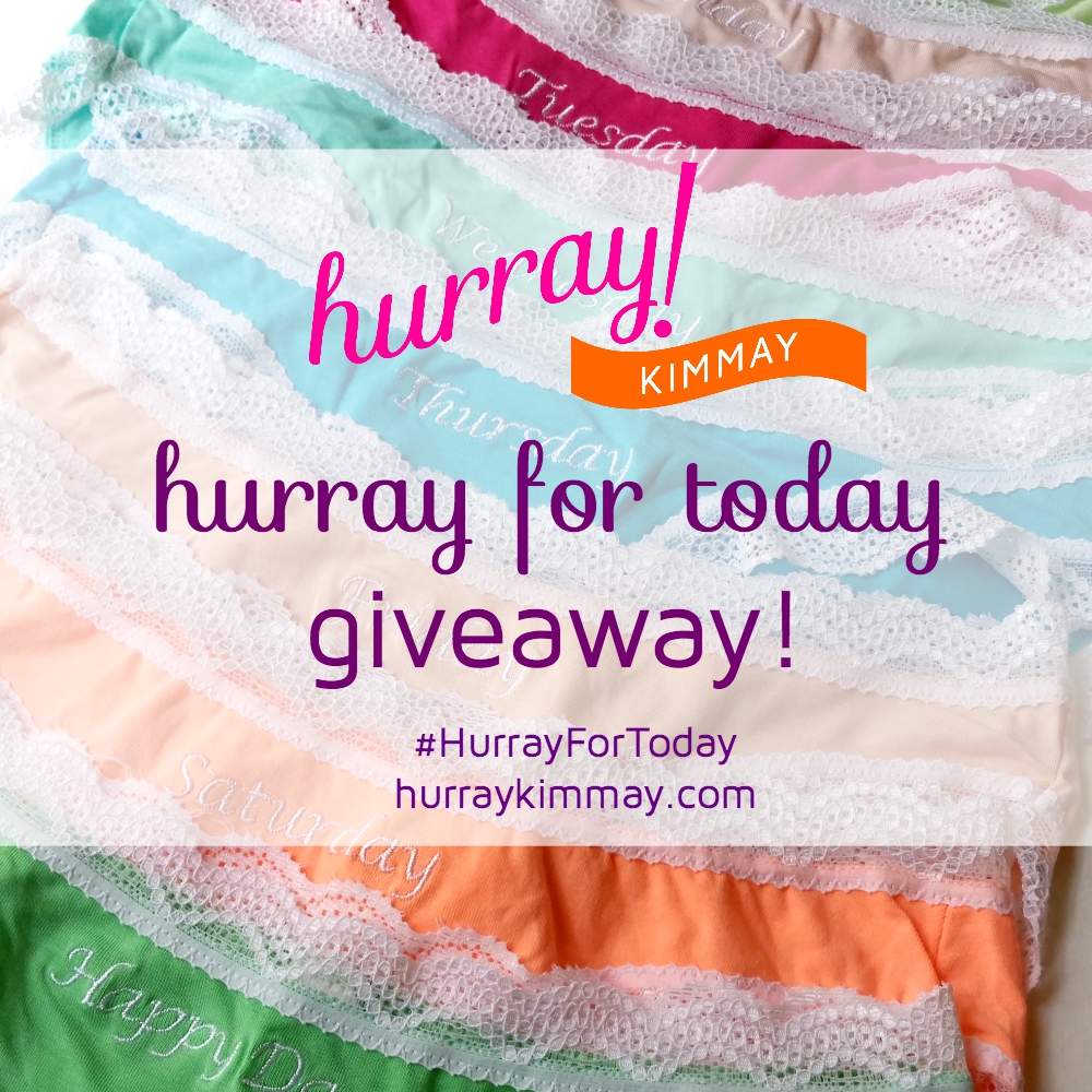 Hurray for Today Giveaway 2