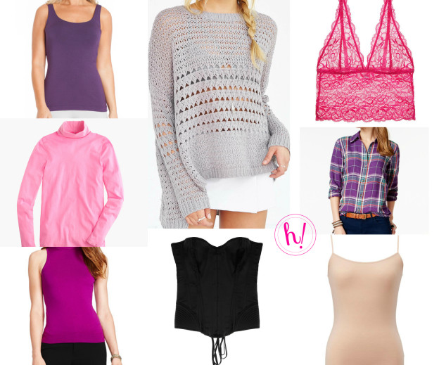 what to wear under an open knit sweater by hurray kimmay