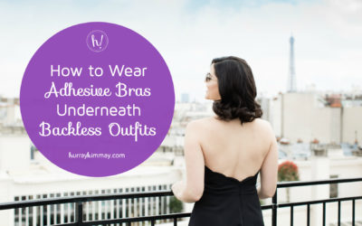 What to Wear Underneath Backless Outfits: Adhesive Bras