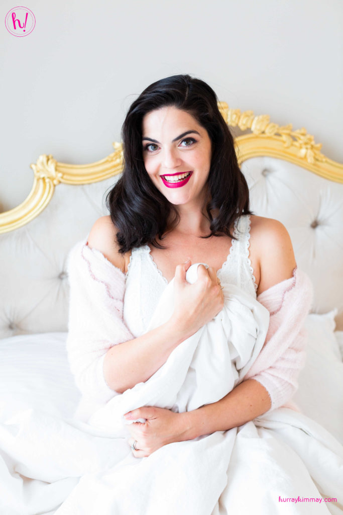 Kimmay discusses the pros and cons of sleeping in a bra in this new Hurray Kimmay blog post