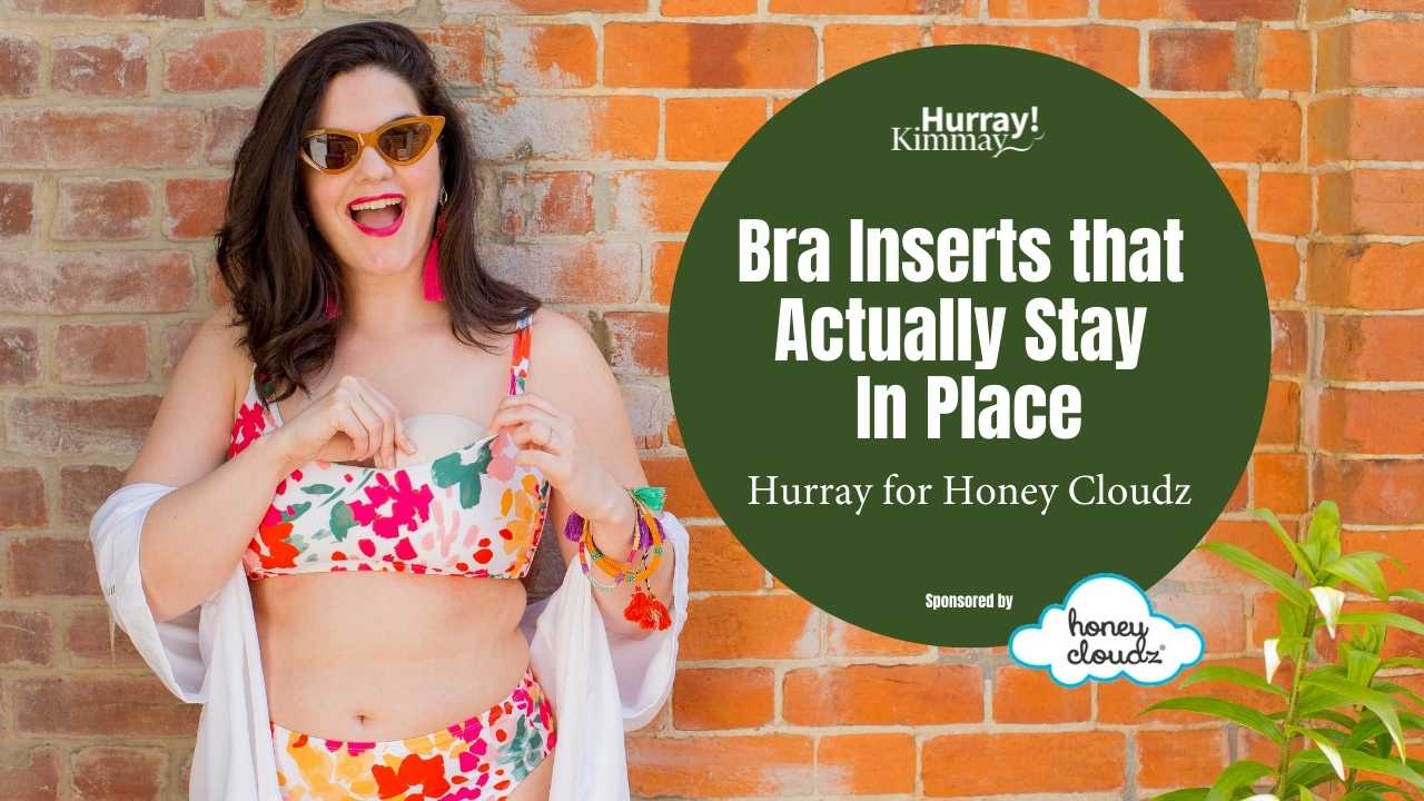 Honey Cloudz Non-Slip Bra Pads Inserts Swimsuits Bralettes Sports Bras 